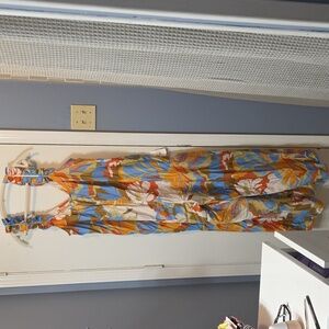 Kori Floral Romper with Ruffled Straps